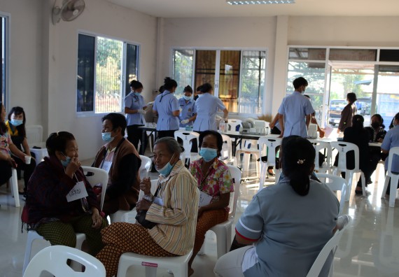 ภาพกิจกรรม โปรแกรมวิชาสาธารณสุขศาสตร์ จัดกิจกรรมบริการวิชาการด้านสุขภาพ