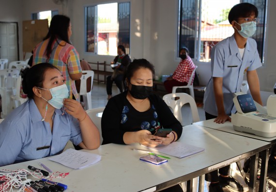 ภาพกิจกรรม โปรแกรมวิชาสาธารณสุขศาสตร์ จัดกิจกรรมบริการวิชาการด้านสุขภาพ