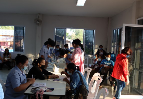 ภาพกิจกรรม โปรแกรมวิชาสาธารณสุขศาสตร์ จัดกิจกรรมบริการวิชาการด้านสุขภาพ