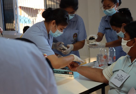 ภาพกิจกรรม โปรแกรมวิชาสาธารณสุขศาสตร์ จัดกิจกรรมบริการวิชาการด้านสุขภาพ