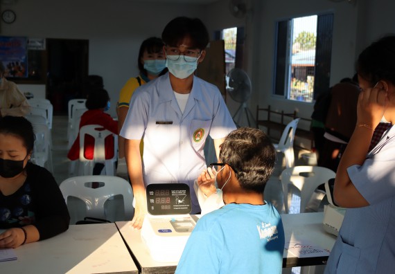 ภาพกิจกรรม โปรแกรมวิชาสาธารณสุขศาสตร์ จัดกิจกรรมบริการวิชาการด้านสุขภาพ