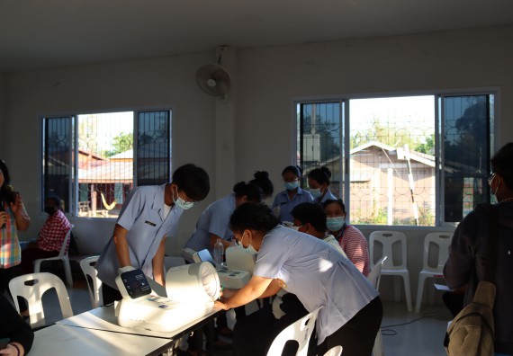 ภาพกิจกรรม โปรแกรมวิชาสาธารณสุขศาสตร์ จัดกิจกรรมบริการวิชาการด้านสุขภาพ