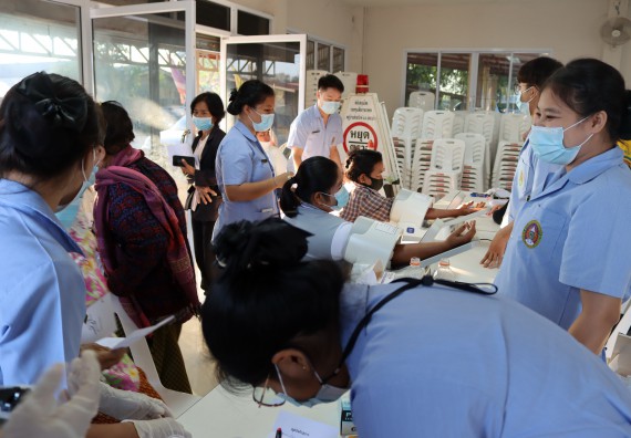 ภาพกิจกรรม โปรแกรมวิชาสาธารณสุขศาสตร์ จัดกิจกรรมบริการวิชาการด้านสุขภาพ