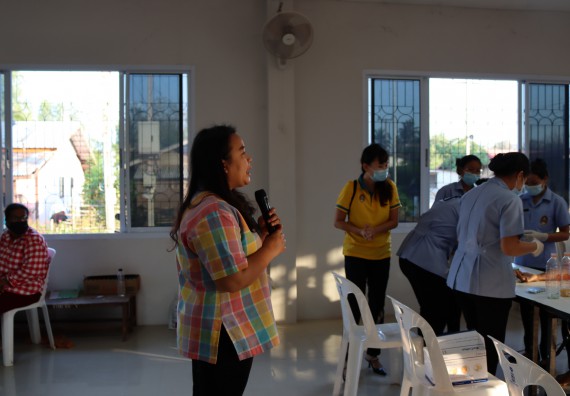 ภาพกิจกรรม โปรแกรมวิชาสาธารณสุขศาสตร์ จัดกิจกรรมบริการวิชาการด้านสุขภาพ