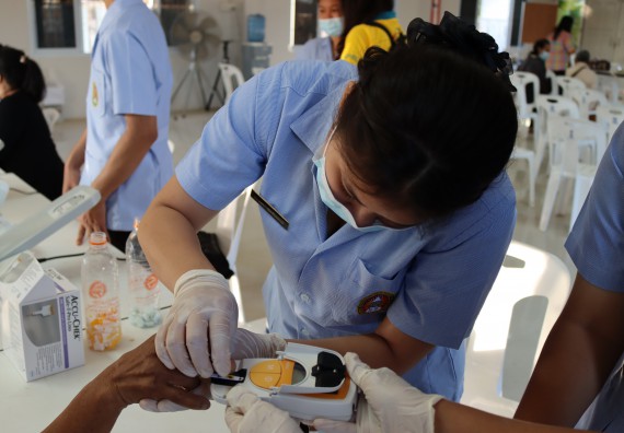 ภาพกิจกรรม โปรแกรมวิชาสาธารณสุขศาสตร์ จัดกิจกรรมบริการวิชาการด้านสุขภาพ