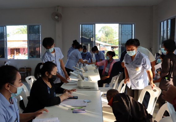 ภาพกิจกรรม โปรแกรมวิชาสาธารณสุขศาสตร์ จัดกิจกรรมบริการวิชาการด้านสุขภาพ