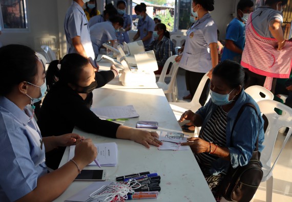 ภาพกิจกรรม โปรแกรมวิชาสาธารณสุขศาสตร์ จัดกิจกรรมบริการวิชาการด้านสุขภาพ
