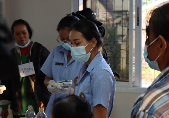 ภาพกิจกรรม โปรแกรมวิชาสาธารณสุขศาสตร์ จัดกิจกรรมบริการวิชาการด้านสุขภาพ
