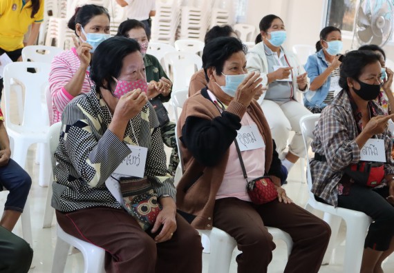 ภาพกิจกรรม โปรแกรมวิชาสาธารณสุขศาสตร์ จัดกิจกรรมบริการวิชาการด้านสุขภาพ