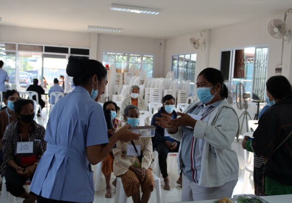 ภาพกิจกรรม โปรแกรมวิชาสาธารณสุขศาสตร์ จัดกิจกรรมบริการวิชาการด้านสุขภาพ