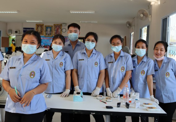 ภาพกิจกรรม โปรแกรมวิชาสาธารณสุขศาสตร์ จัดกิจกรรมบริการวิชาการด้านสุขภาพ