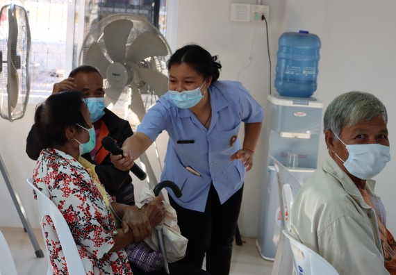 ภาพกิจกรรม โปรแกรมวิชาสาธารณสุขศาสตร์ จัดกิจกรรมบริการวิชาการด้านสุขภาพ