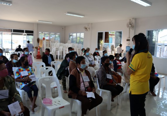 ภาพกิจกรรม โปรแกรมวิชาสาธารณสุขศาสตร์ จัดกิจกรรมบริการวิชาการด้านสุขภาพ