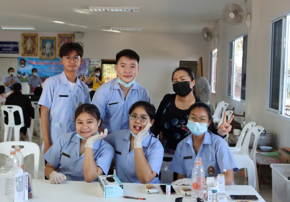 ภาพกิจกรรม โปรแกรมวิชาสาธารณสุขศาสตร์ จัดกิจกรรมบริการวิชาการด้านสุขภาพ