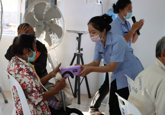 ภาพกิจกรรม โปรแกรมวิชาสาธารณสุขศาสตร์ จัดกิจกรรมบริการวิชาการด้านสุขภาพ