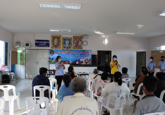 ภาพกิจกรรม โปรแกรมวิชาสาธารณสุขศาสตร์ จัดกิจกรรมบริการวิชาการด้านสุขภาพ