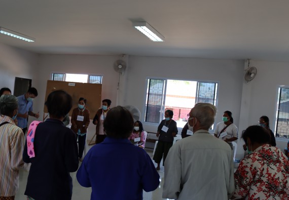 ภาพกิจกรรม โปรแกรมวิชาสาธารณสุขศาสตร์ จัดกิจกรรมบริการวิชาการด้านสุขภาพ