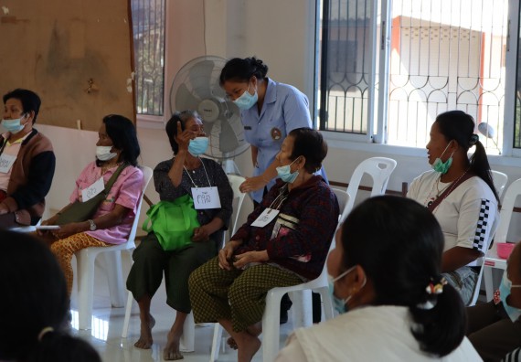 ภาพกิจกรรม โปรแกรมวิชาสาธารณสุขศาสตร์ จัดกิจกรรมบริการวิชาการด้านสุขภาพ