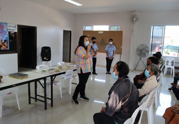 ภาพกิจกรรม โปรแกรมวิชาสาธารณสุขศาสตร์ จัดกิจกรรมบริการวิชาการด้านสุขภาพ