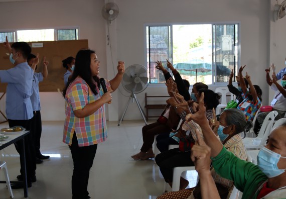 ภาพกิจกรรม โปรแกรมวิชาสาธารณสุขศาสตร์ จัดกิจกรรมบริการวิชาการด้านสุขภาพ