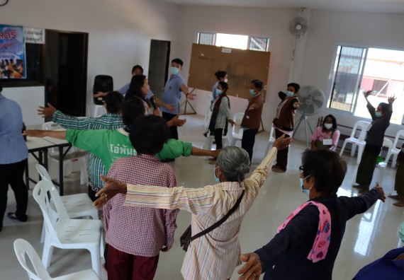 ภาพกิจกรรม โปรแกรมวิชาสาธารณสุขศาสตร์ จัดกิจกรรมบริการวิชาการด้านสุขภาพ