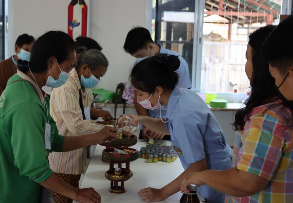 ภาพกิจกรรม โปรแกรมวิชาสาธารณสุขศาสตร์ จัดกิจกรรมบริการวิชาการด้านสุขภาพ