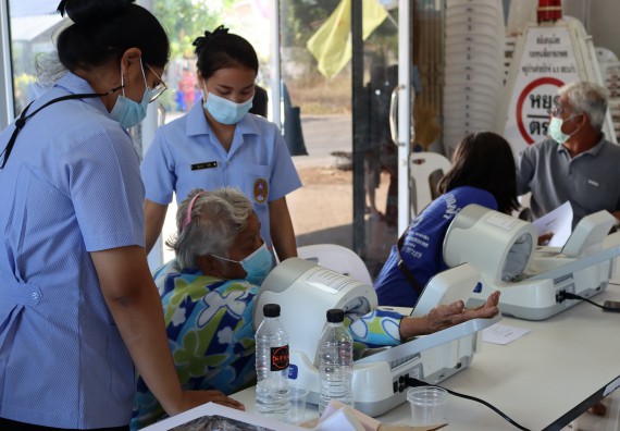 ภาพกิจกรรม โปรแกรมวิชาสาธารณสุขศาสตร์ จัดกิจกรรมบริการวิชาการด้านสุขภาพ