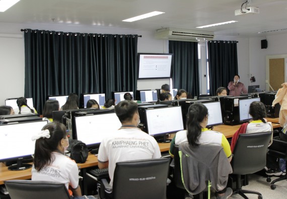 ภาพกิจกรรม โปรแกรมวิชาสาธารณสุขศาสตร์ จัดอบรมงานสารบรรณ 