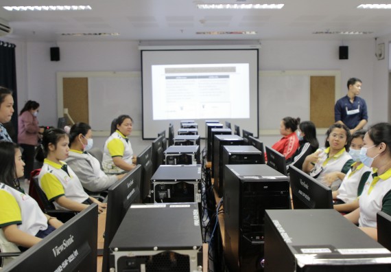 ภาพกิจกรรม โปรแกรมวิชาสาธารณสุขศาสตร์ จัดอบรมงานสารบรรณ 