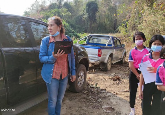 ภาพกิจกรรม โปรแกรมวิชาวิทยาศาสตร์สิ่งแวดล้อม จัดอบรมเชิงปฏิบัติการการสำรวจสมุนไพรโดยชุมชนเพื่อการอนุรักษ์