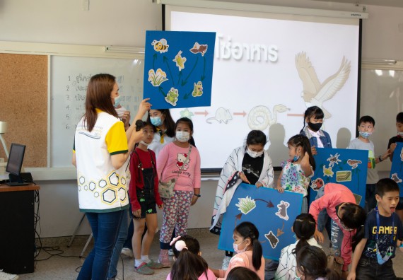 ภาพกิจกรรม คณะวิทยาศาสตร์และเทคโนโลยี จัดโครงการฝึกทักษะเพื่อพัฒนาอัจฉริยะภาพวิทยาศาสตร์ กิจกรรมค่ายวิทยาศาสตร์รุ่นจิ๋ว ระดับชั้นประถมศึกษาปีที่ 1-3 โรงเรียนอนุบาลกำแพงเพชร