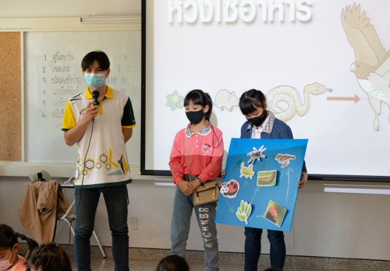 ภาพกิจกรรม คณะวิทยาศาสตร์และเทคโนโลยี จัดโครงการฝึกทักษะเพื่อพัฒนาอัจฉริยะภาพวิทยาศาสตร์ กิจกรรมค่ายวิทยาศาสตร์รุ่นจิ๋ว ระดับชั้นประถมศึกษาปีที่ 1-3 โรงเรียนอนุบาลกำแพงเพชร