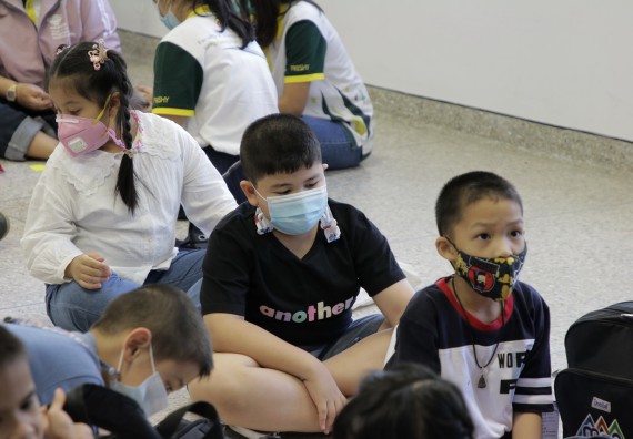 ภาพกิจกรรม คณะวิทยาศาสตร์และเทคโนโลยี จัดโครงการฝึกทักษะเพื่อพัฒนาอัจฉริยะภาพวิทยาศาสตร์ กิจกรรมค่ายวิทยาศาสตร์รุ่นจิ๋ว ระดับชั้นประถมศึกษาปีที่ 1-3 โรงเรียนอนุบาลกำแพงเพชร