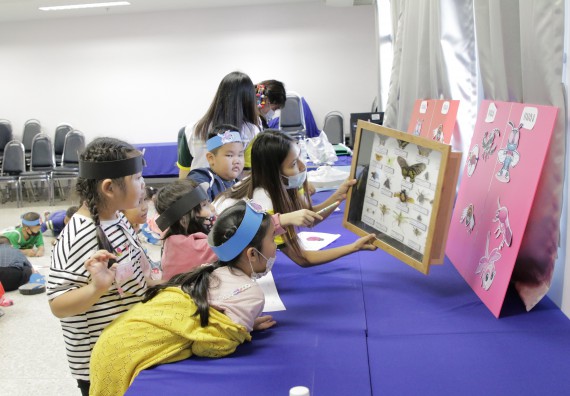 ภาพกิจกรรม คณะวิทยาศาสตร์และเทคโนโลยี จัดโครงการฝึกทักษะเพื่อพัฒนาอัจฉริยะภาพวิทยาศาสตร์ กิจกรรมค่ายวิทยาศาสตร์รุ่นจิ๋ว ระดับชั้นประถมศึกษาปีที่ 1-3 โรงเรียนอนุบาลกำแพงเพชร