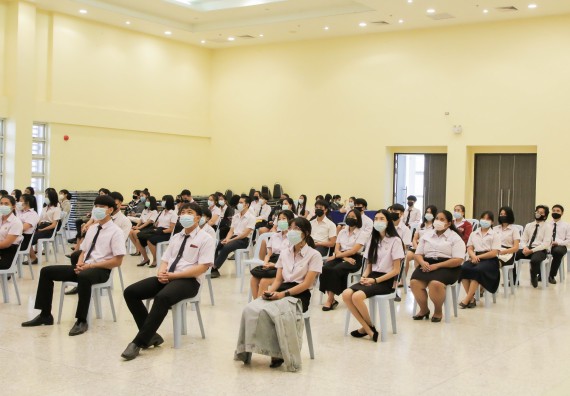 ภาพกิจกรรม คณะวิทยาศาสตร์และเทคโนโลยี จัดกิจกรรมการเตรียมความพร้อมเข้าสู่งานของนักศึกษาวิทยาศาสตร์ในยุคปัจจุบัน กับองค์กรชั้นนำระดับโลก