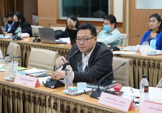 ภาพกิจกรรม คณะวิทยาศาสตร์และเทคโนโลยี เข้าร่วม กิจกรรมแลกเปลี่ยนเรียนรู้เกณฑ์ AUN-QA overview & Gap analysis