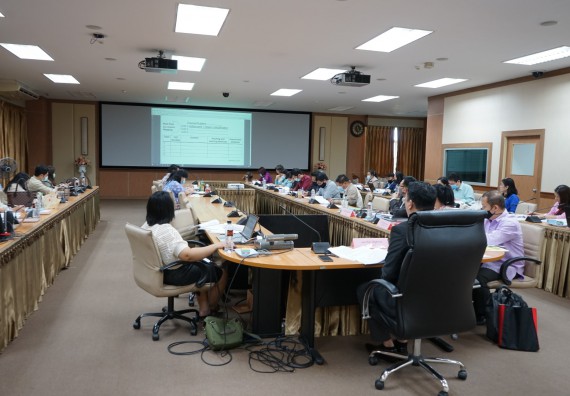 ภาพกิจกรรม คณะวิทยาศาสตร์และเทคโนโลยี เข้าร่วม กิจกรรมแลกเปลี่ยนเรียนรู้เกณฑ์ AUN-QA overview & Gap analysis