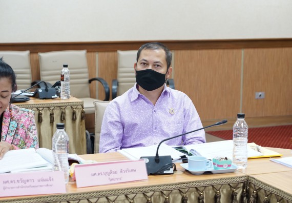 ภาพกิจกรรม คณะวิทยาศาสตร์และเทคโนโลยี เข้าร่วม กิจกรรมแลกเปลี่ยนเรียนรู้เกณฑ์ AUN-QA overview & Gap analysis