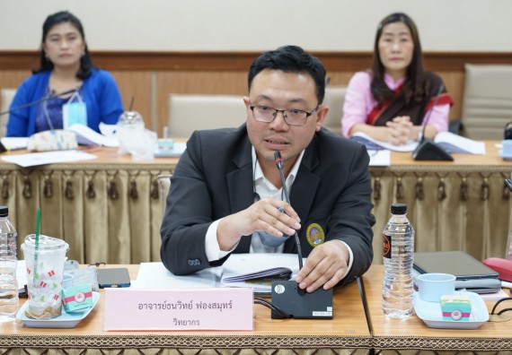 ภาพกิจกรรม คณะวิทยาศาสตร์และเทคโนโลยี เข้าร่วม กิจกรรมแลกเปลี่ยนเรียนรู้เกณฑ์ AUN-QA overview & Gap analysis