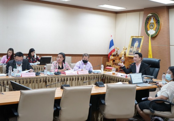 ภาพกิจกรรม คณะวิทยาศาสตร์และเทคโนโลยี เข้าร่วม กิจกรรมแลกเปลี่ยนเรียนรู้เกณฑ์ AUN-QA overview & Gap analysis