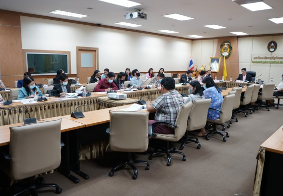 ภาพกิจกรรม คณะวิทยาศาสตร์และเทคโนโลยี เข้าร่วม กิจกรรมแลกเปลี่ยนเรียนรู้เกณฑ์ AUN-QA overview & Gap analysis