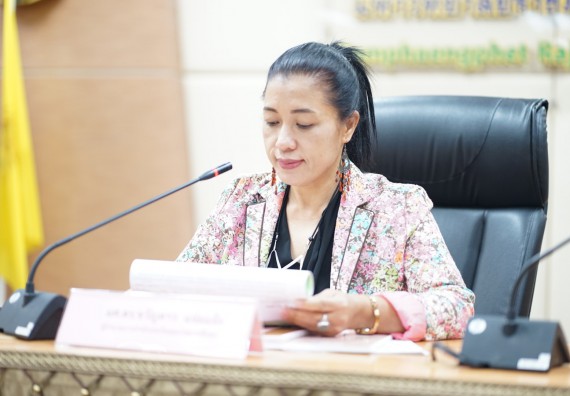 ภาพกิจกรรม คณะวิทยาศาสตร์และเทคโนโลยี เข้าร่วม กิจกรรมแลกเปลี่ยนเรียนรู้เกณฑ์ AUN-QA overview & Gap analysis