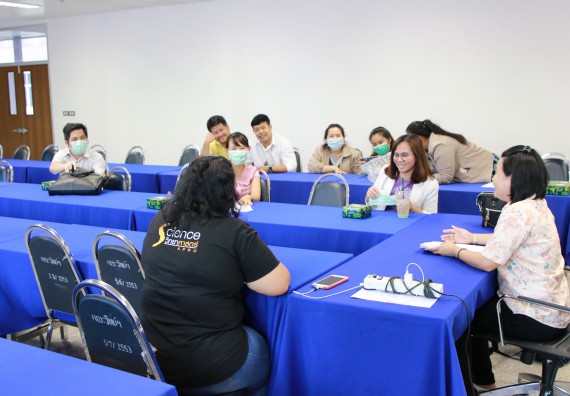 ภาพกิจกรรม คณะวิทยาศาสตร์และเทคโนโลยี จัดกิจกรรมแลกเปลี่ยนเรียนรู้ของอาจารย์คณะวิทยาศาสตร์และเทคโนโลยีที่ได้รับทุนอุดหนุนงานวิจัยจากหน่วยงานภายนอกมหาวิทยาลัย