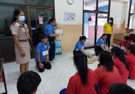 ภาพกิจกรรม ประธานโปรแกรมวิชาสาธารณสุขศาสตร์ จัดกิจกรรมบริการวิชาการด้านสุขภาพ