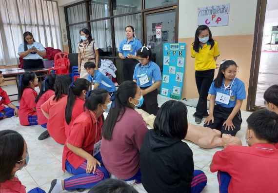 ภาพกิจกรรม ประธานโปรแกรมวิชาสาธารณสุขศาสตร์ จัดกิจกรรมบริการวิชาการด้านสุขภาพ