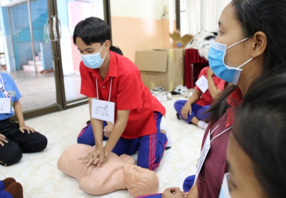 ภาพกิจกรรม ประธานโปรแกรมวิชาสาธารณสุขศาสตร์ จัดกิจกรรมบริการวิชาการด้านสุขภาพ