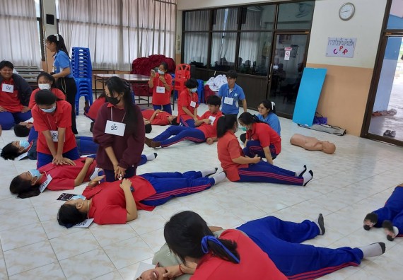 ภาพกิจกรรม ประธานโปรแกรมวิชาสาธารณสุขศาสตร์ จัดกิจกรรมบริการวิชาการด้านสุขภาพ