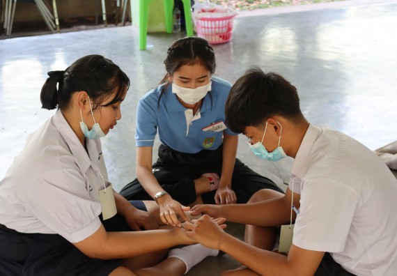 ภาพกิจกรรม โปรแกรมวิชาสาธารณสุขศาสตร์ จัดกิจกรรมบริการวิชาการด้านสุขภาพ