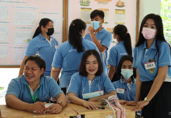 ภาพกิจกรรม โปรแกรมวิชาสาธารณสุขศาสตร์ จัดกิจกรรมบริการวิชาการด้านสุขภาพ
