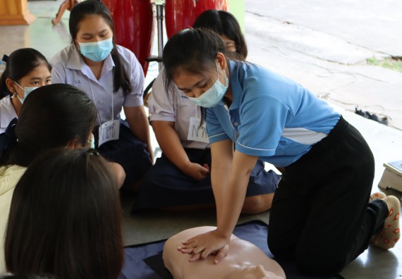 ภาพกิจกรรม โปรแกรมวิชาสาธารณสุขศาสตร์ จัดกิจกรรมบริการวิชาการด้านสุขภาพ